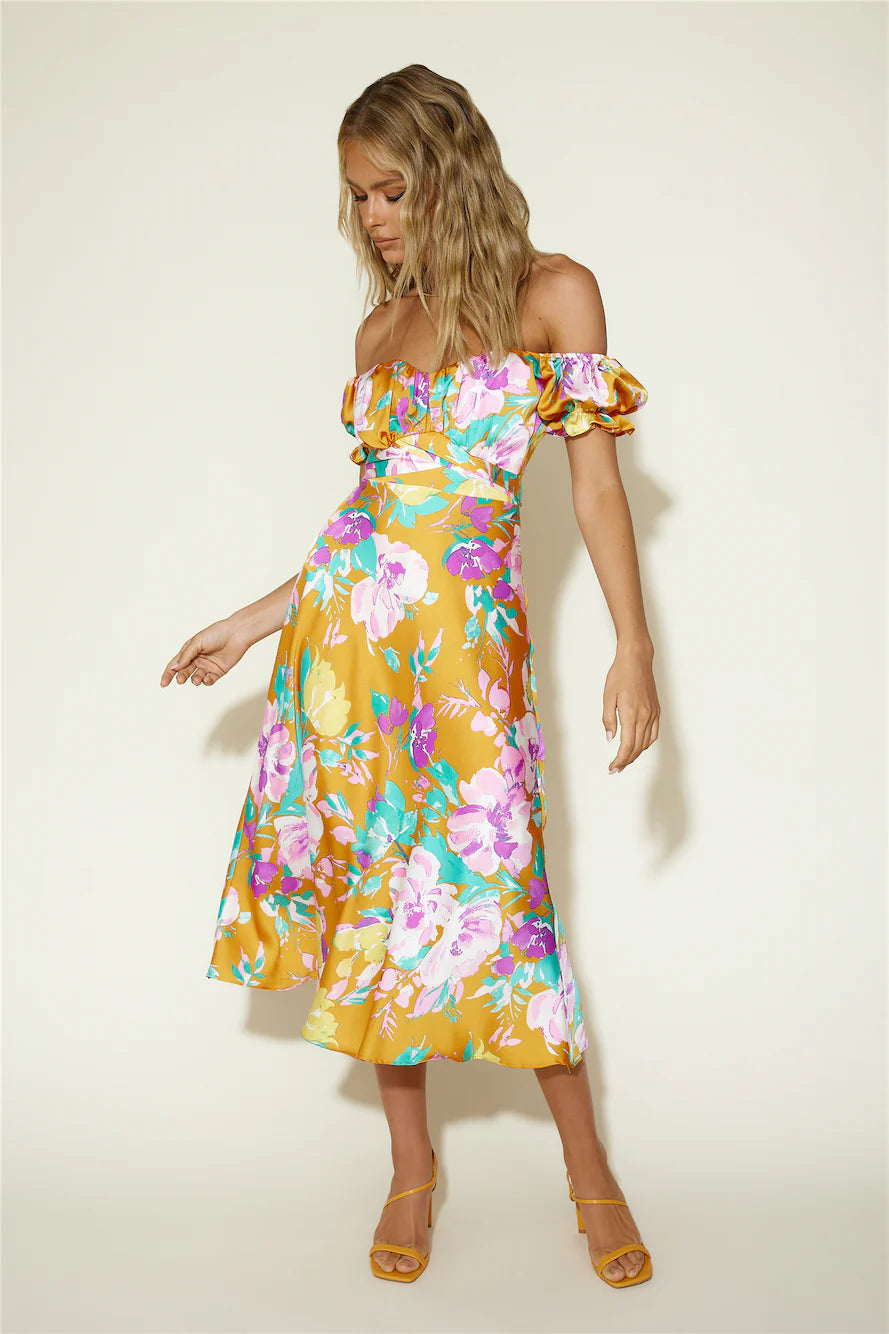 To be Mine Maxi Dress Orange