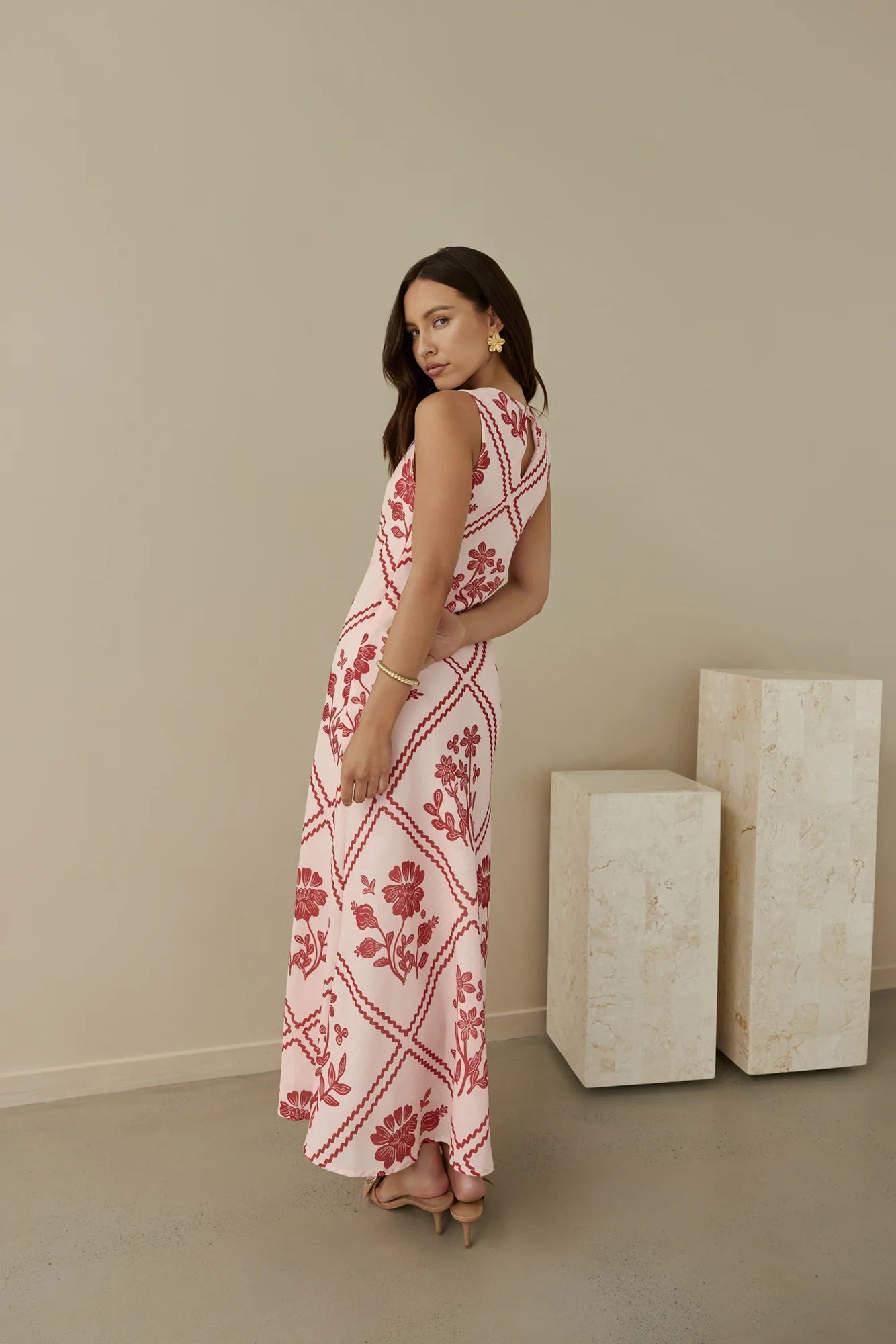 Haute Horizons Maxi Dress Pink