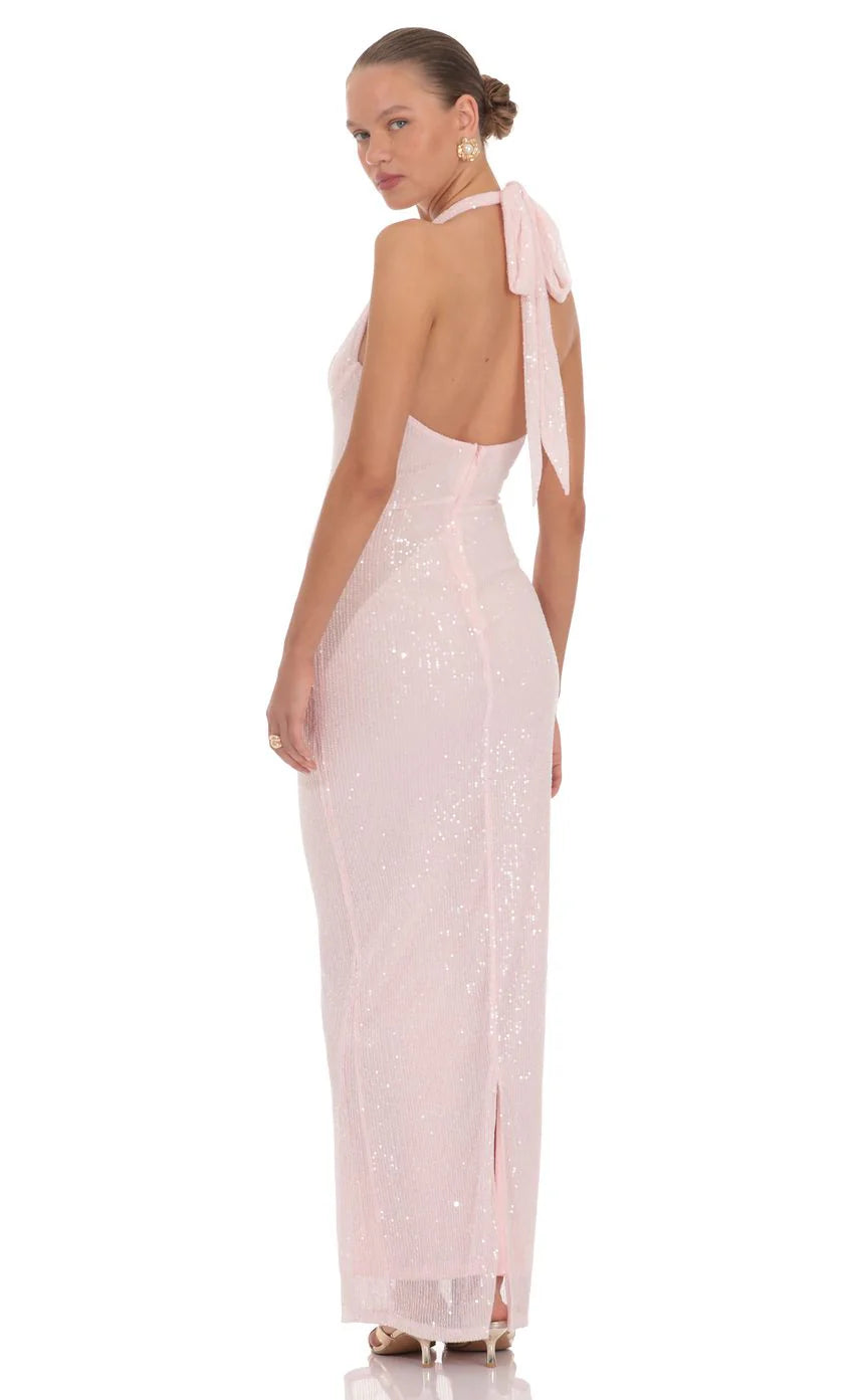Ayla Sequin Maxi Dress