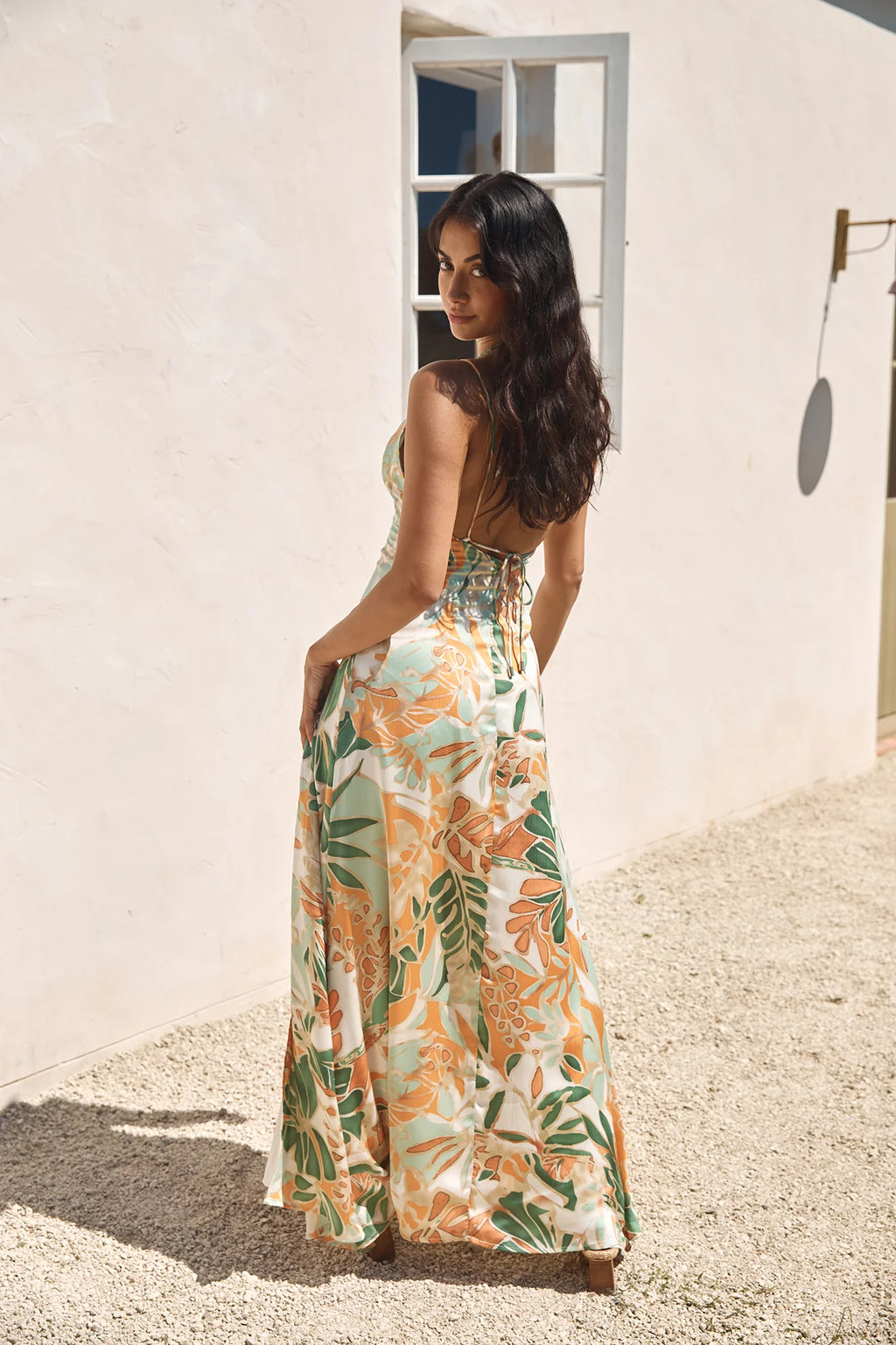 Rainforest Glow Maxi Dress Green