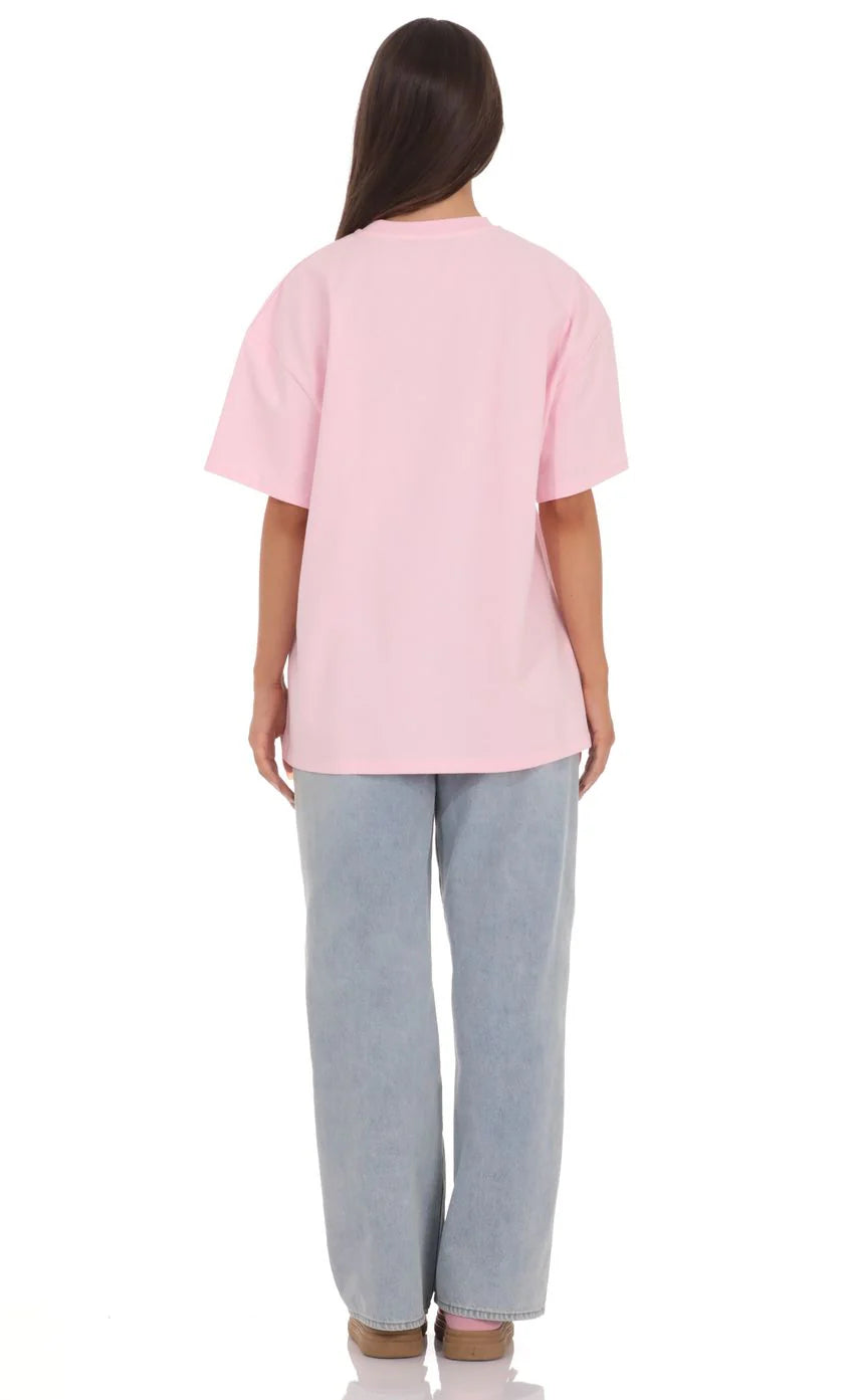 Graphic T-Shirt in Pink