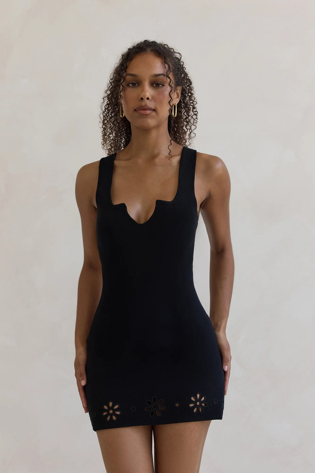 Soft Girl Agenda Mini Dress Black