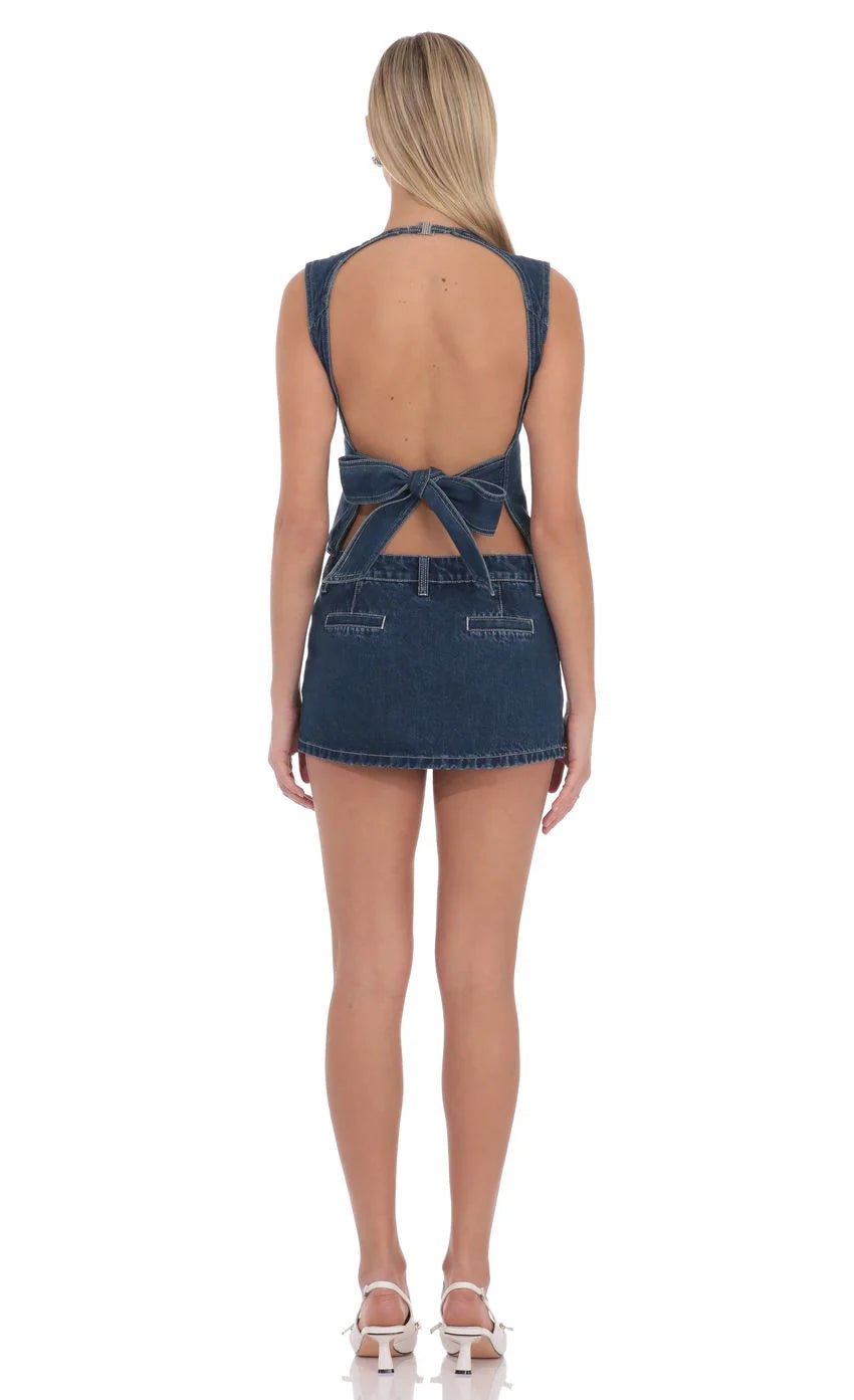 Bianca Denim Top