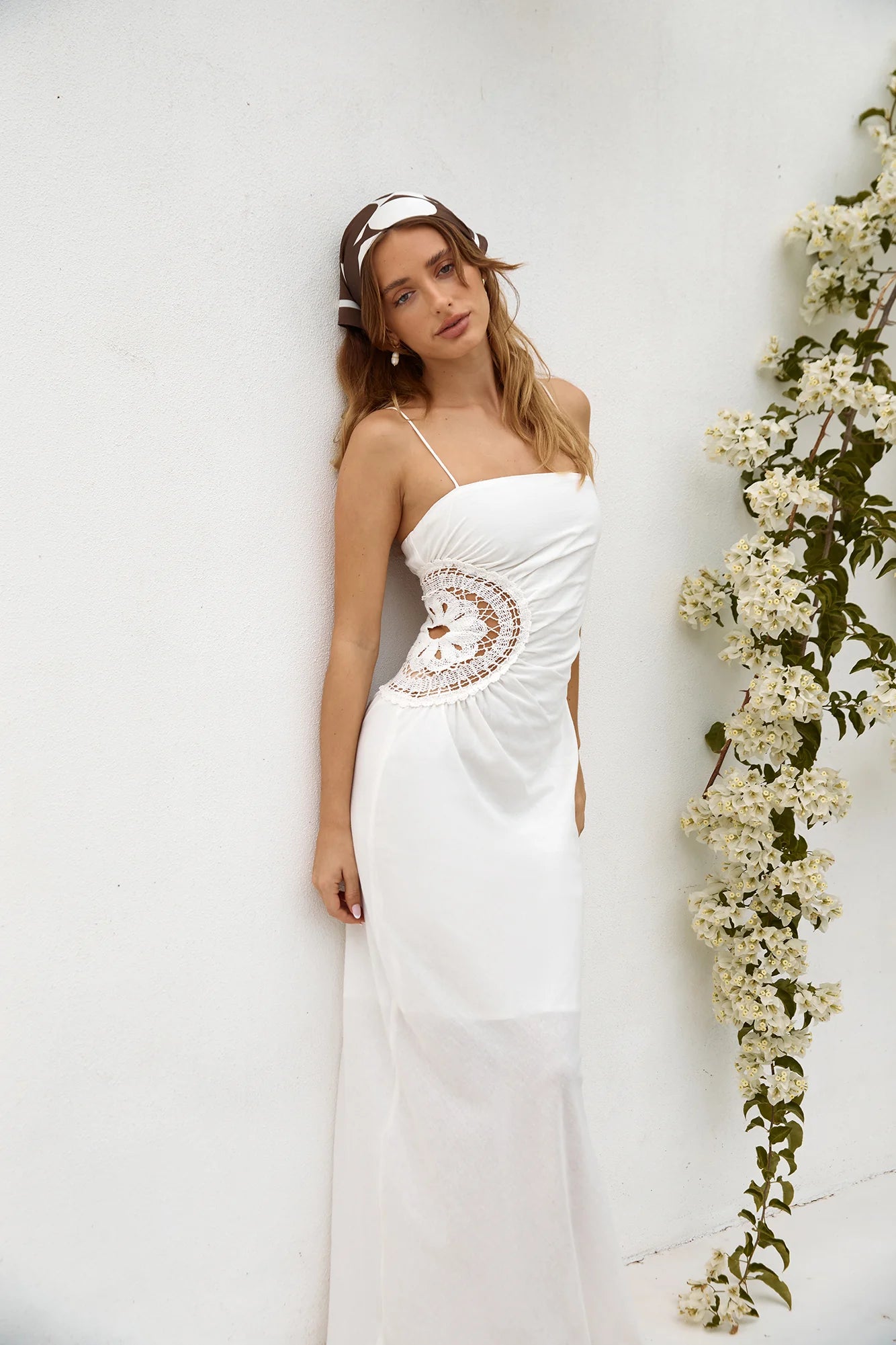 Amalfi Amore Maxi Dress White