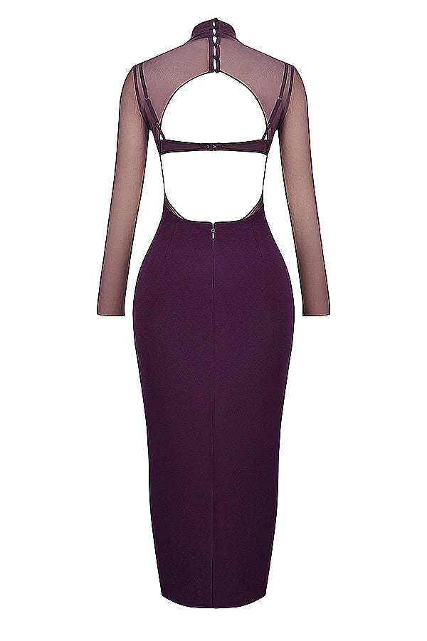 black grape maxi dress