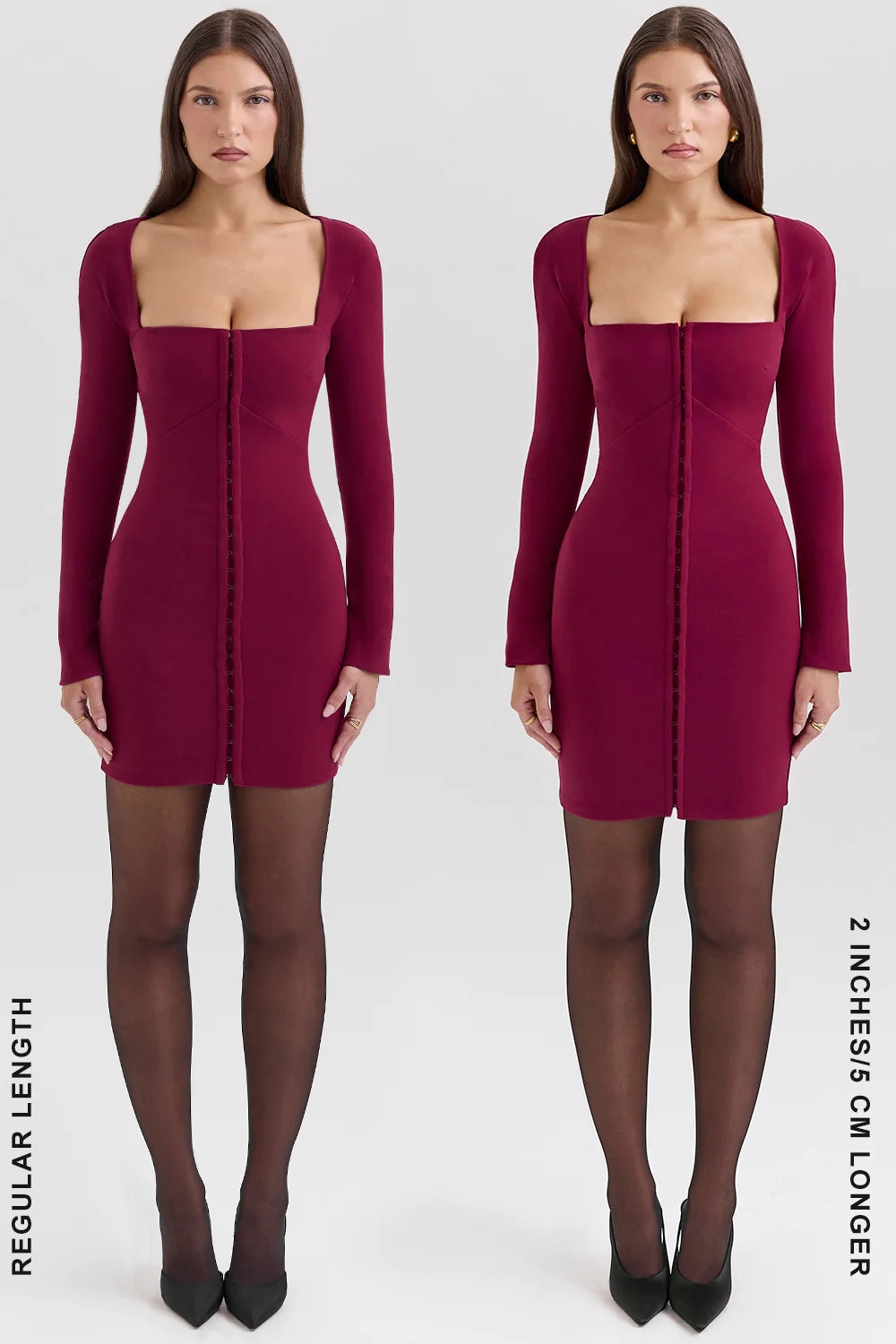 berry bodycon mini dress - sale