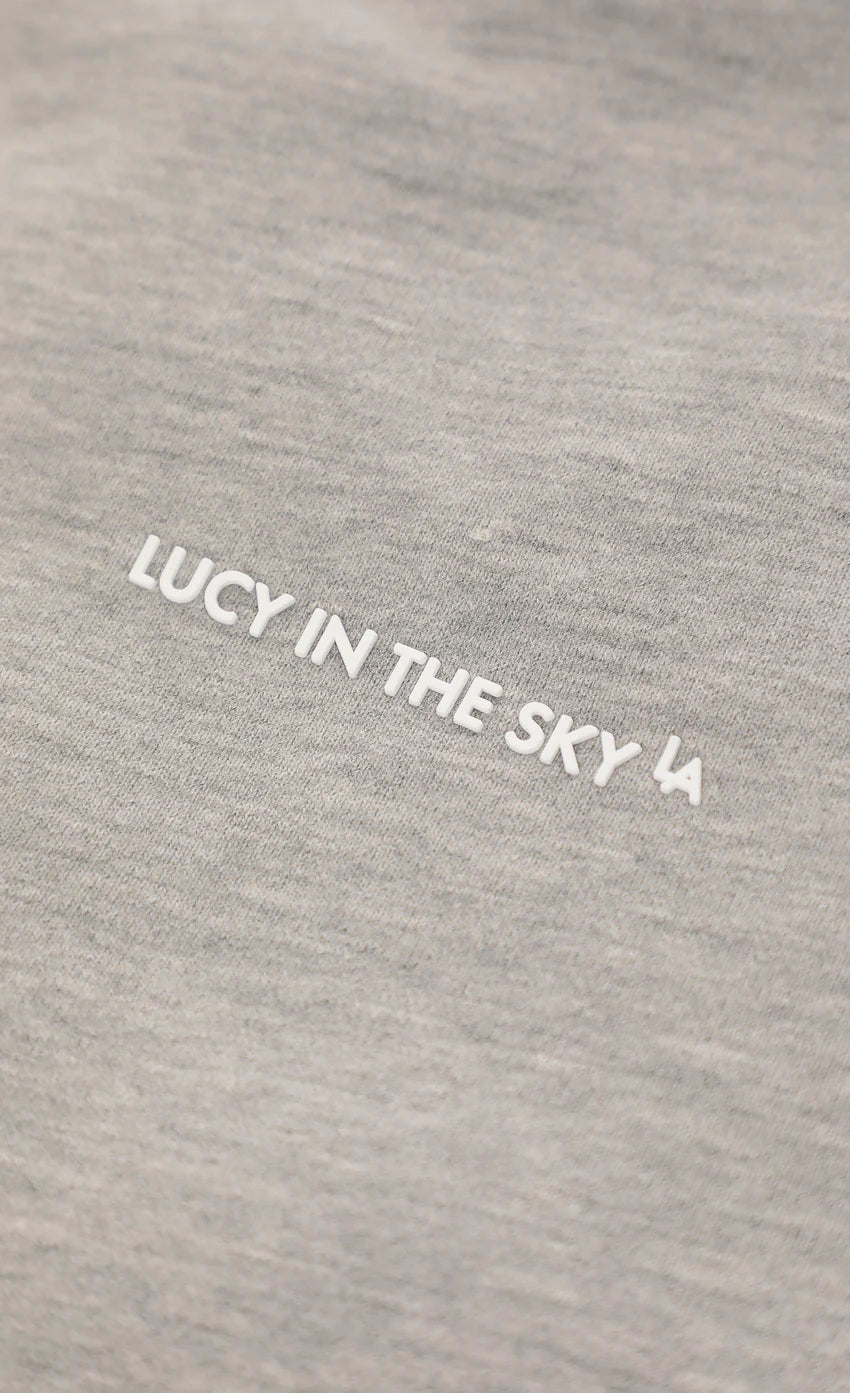 Quarter Zip-Up Jumper in Grey