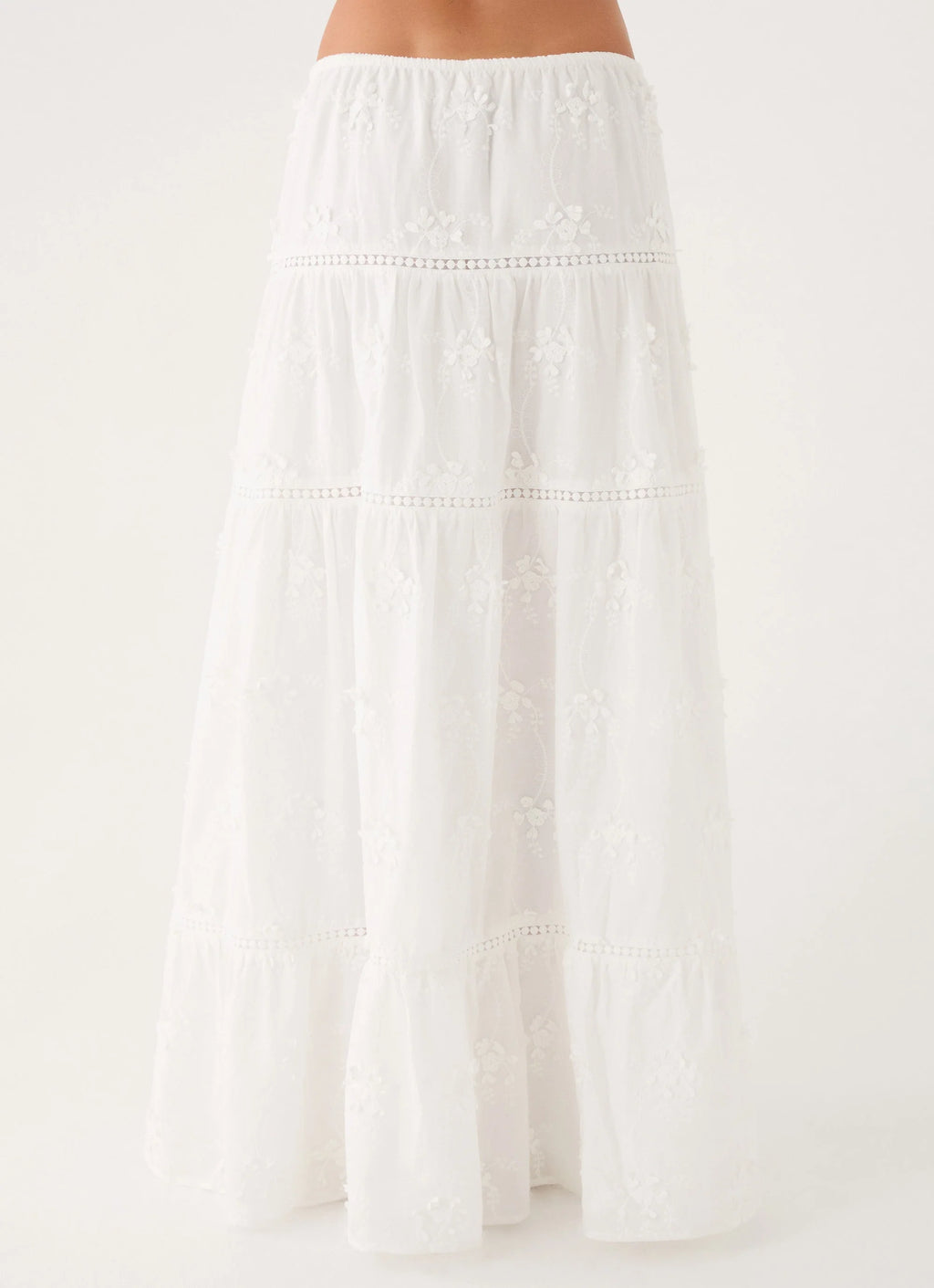 Yours To Keep Maxi Skirt - White