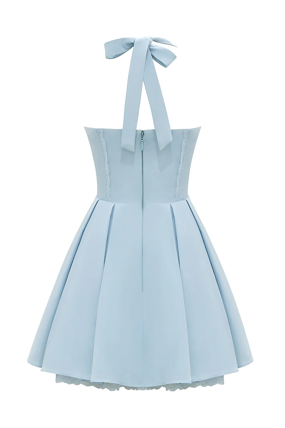 bluebell cotton halter mini dress