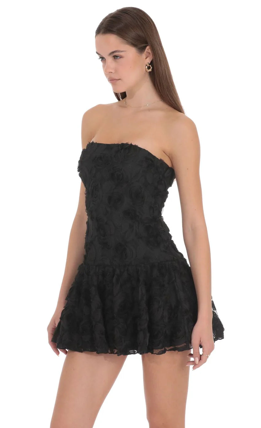 Rosette Mini Dress