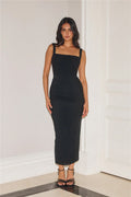 Simply Better Mesh Maxi Dress Black