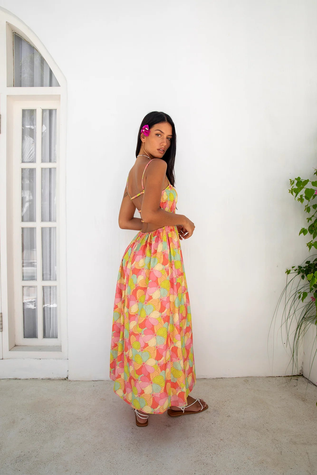 FORTUNATE ONE In Bloom Maxi Dress Floral