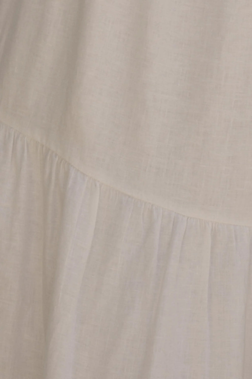Liliana 100% Linen Maxi Dress White
