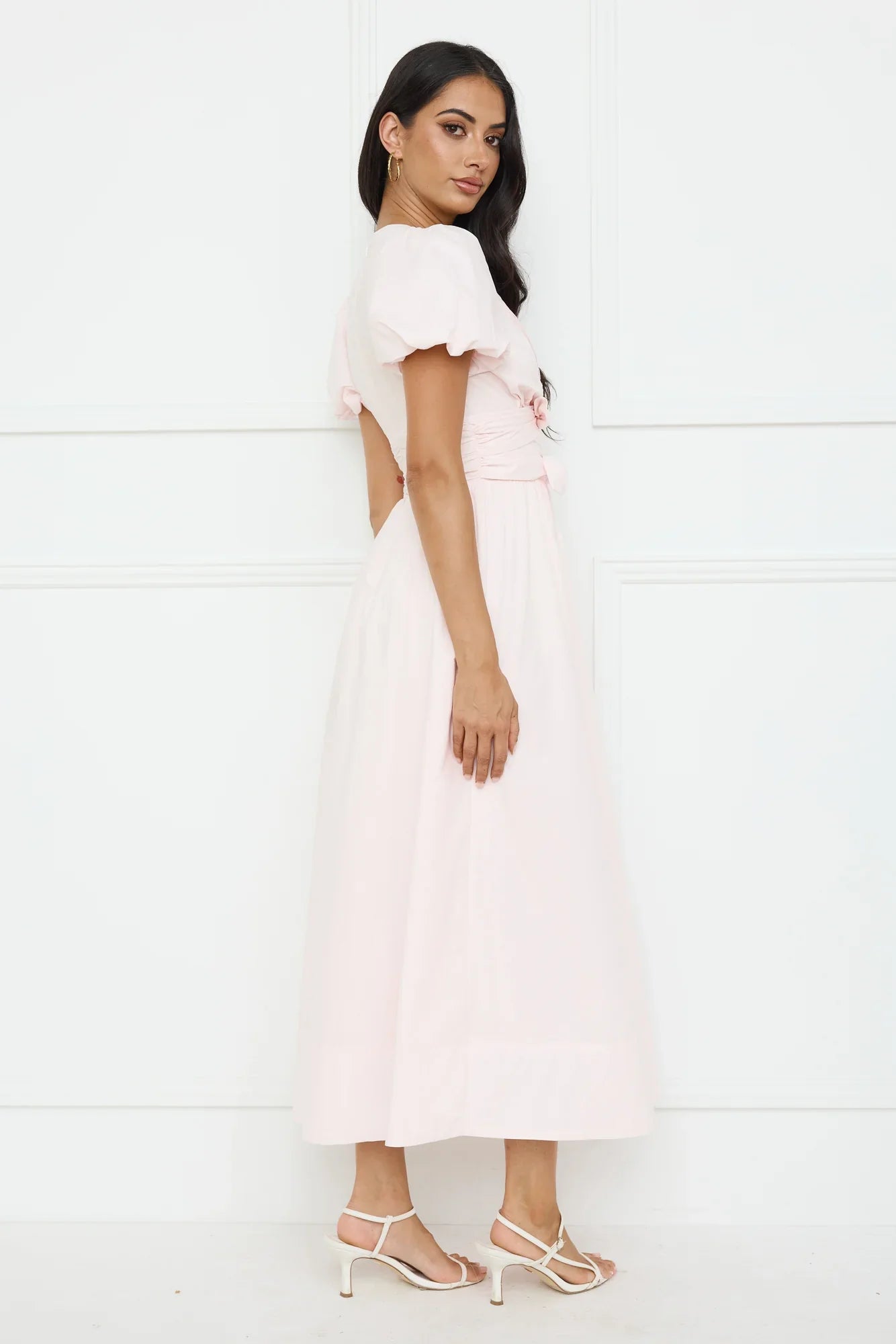Peach Fizz Maxi Dress Pink