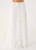 Yours To Keep Maxi Skirt - White