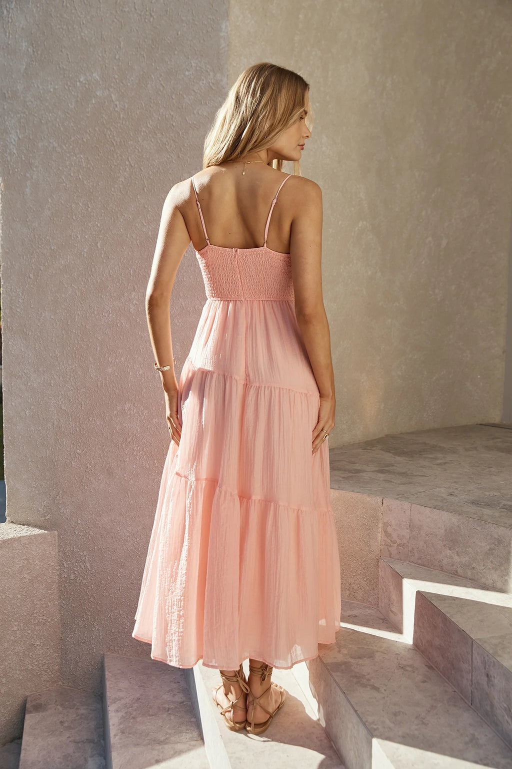 Vacay Breeze Maxi Dress Pink