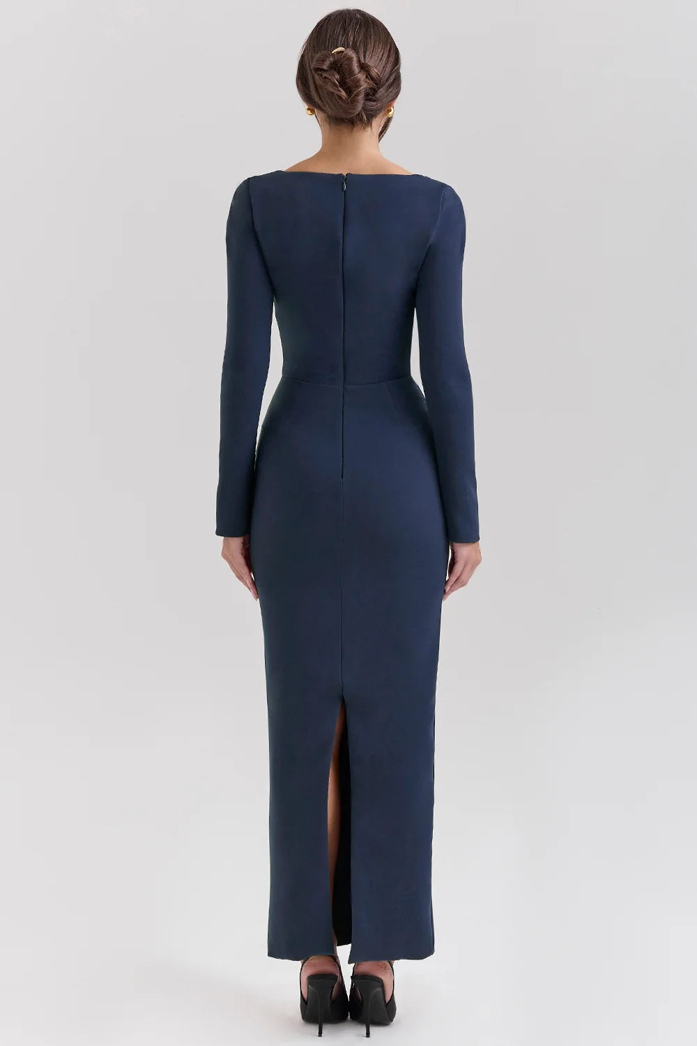 midnight bodycon maxi dress - sale
