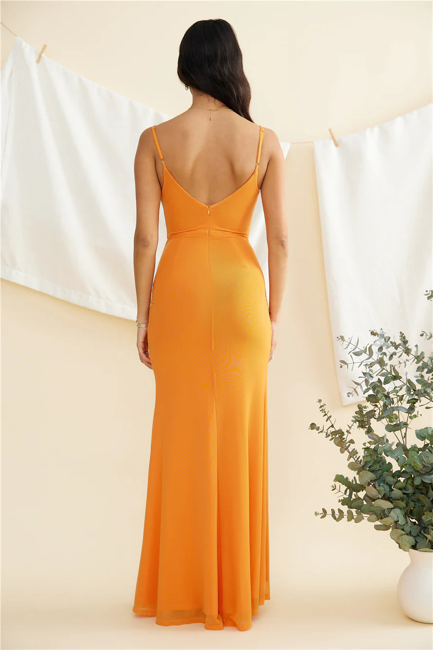 Change Is Coming Maxi Dress Orange