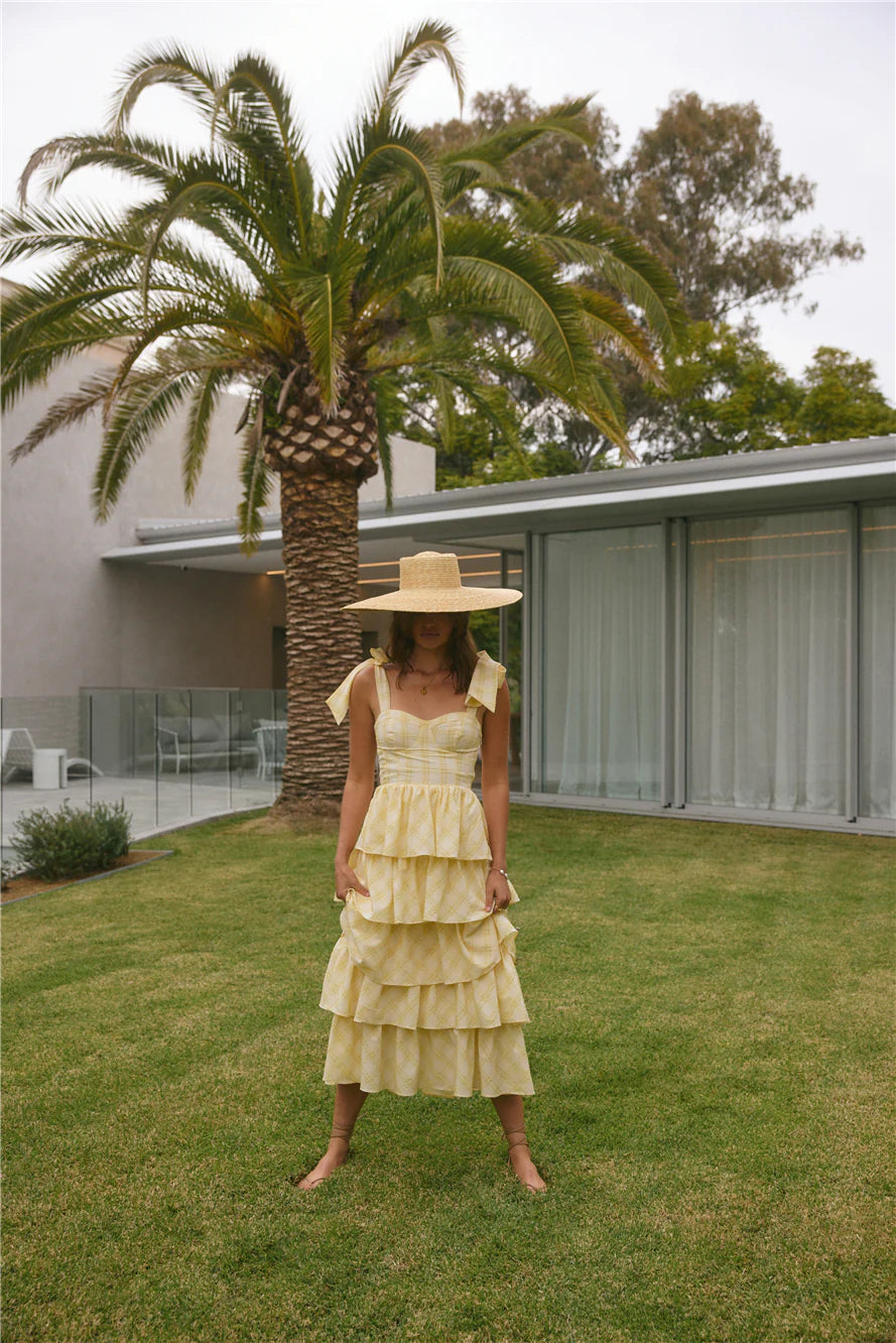 Dalia Maxi Dress Yellow