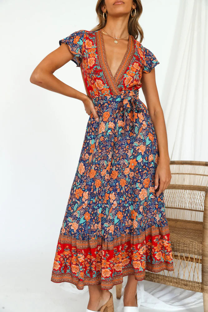 Candid Midi Dress Navy
