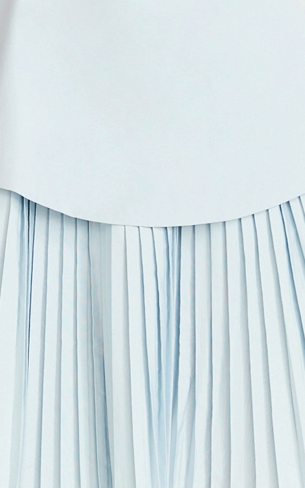 Calla Mini Dress - Halter Neck Peplum Pleated Skirt Dress in Light Blue