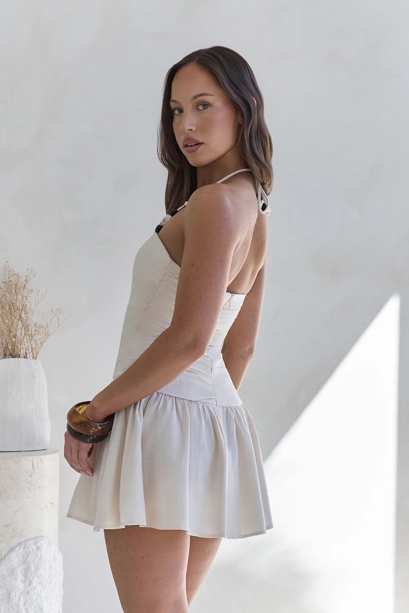Marianna Mini Dress Cream