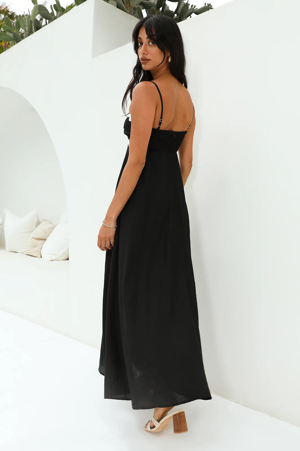Blowing Away Maxi Dress Black
