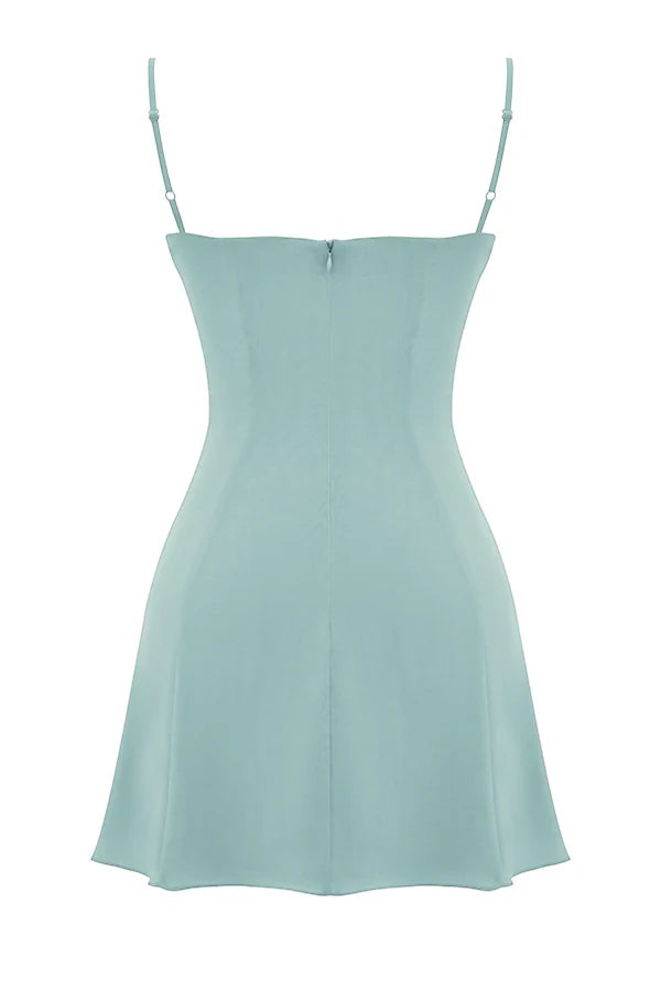 light jade mini dress