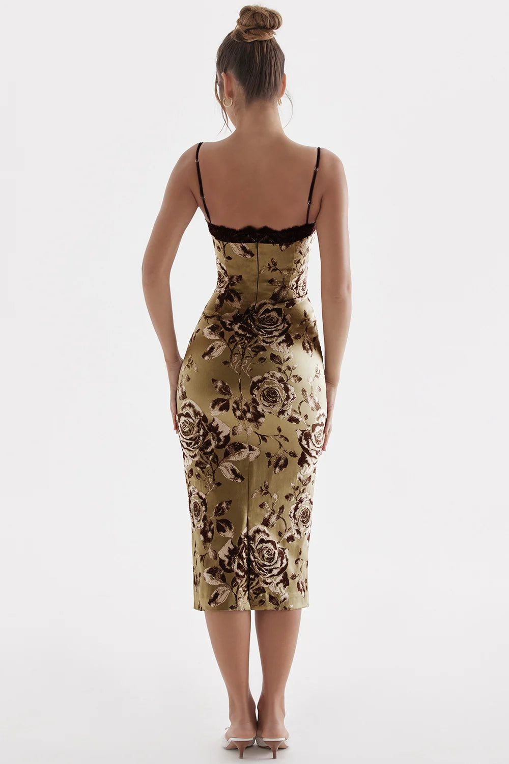 floral print midi dress
