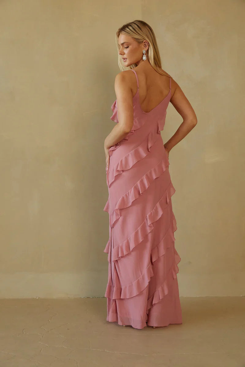 Elizabeth Tiered Ruffle Maxi Dress