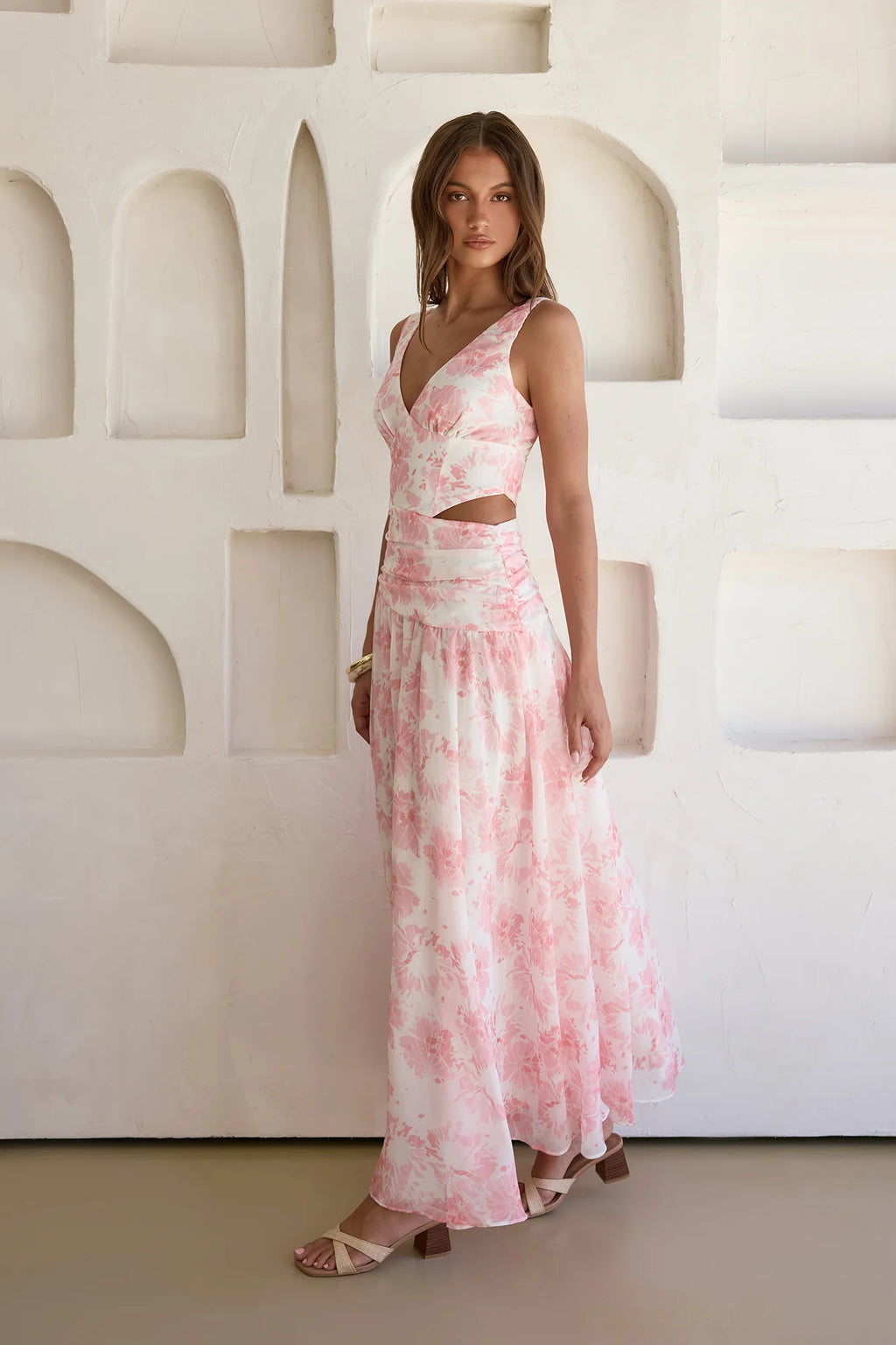 In Your Heart Maxi Dress Pink
