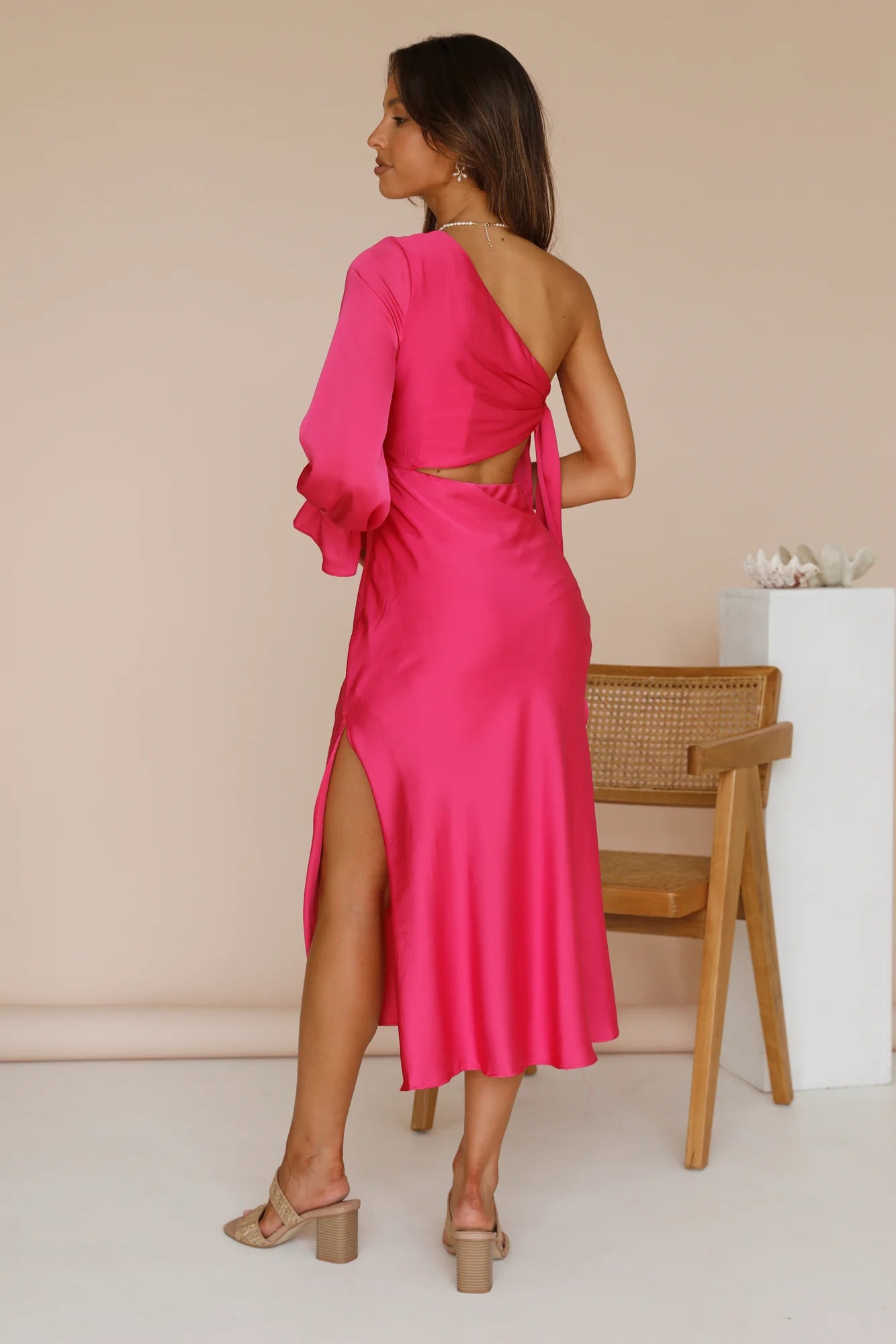 Hold Your Shine Maxi Dress Pink