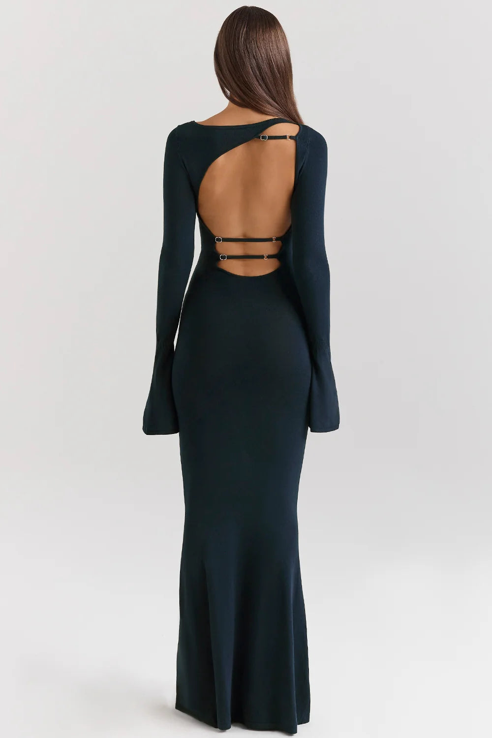 midnight blue maxi dress