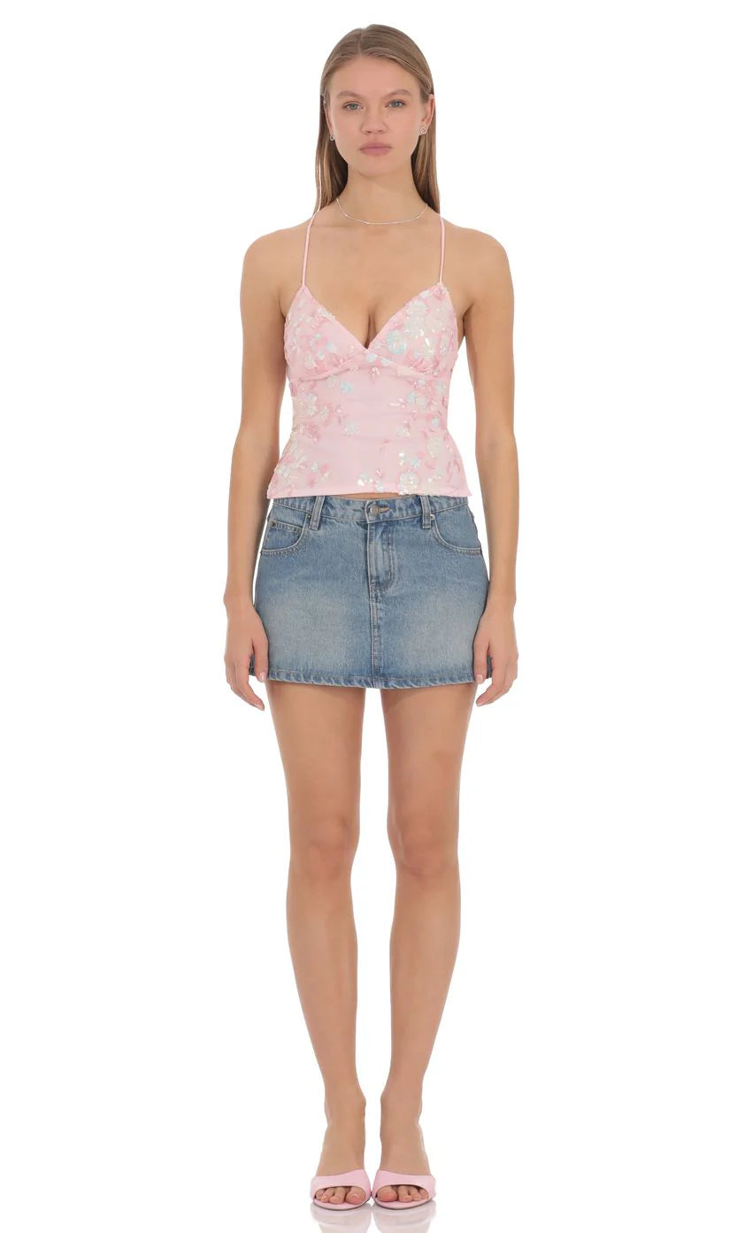 Bianca Sequin Top