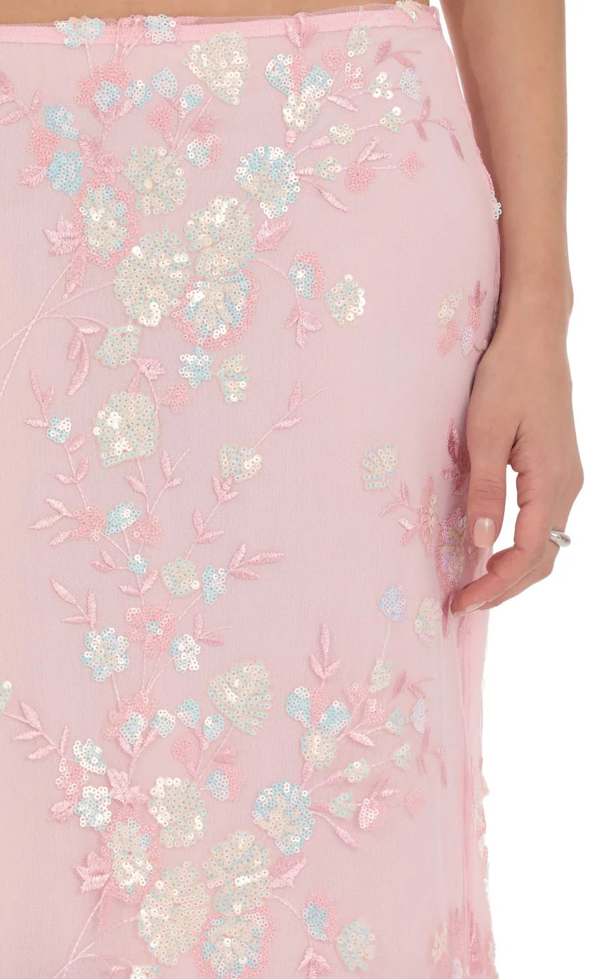 Makayla Embellished Maxi Skirt