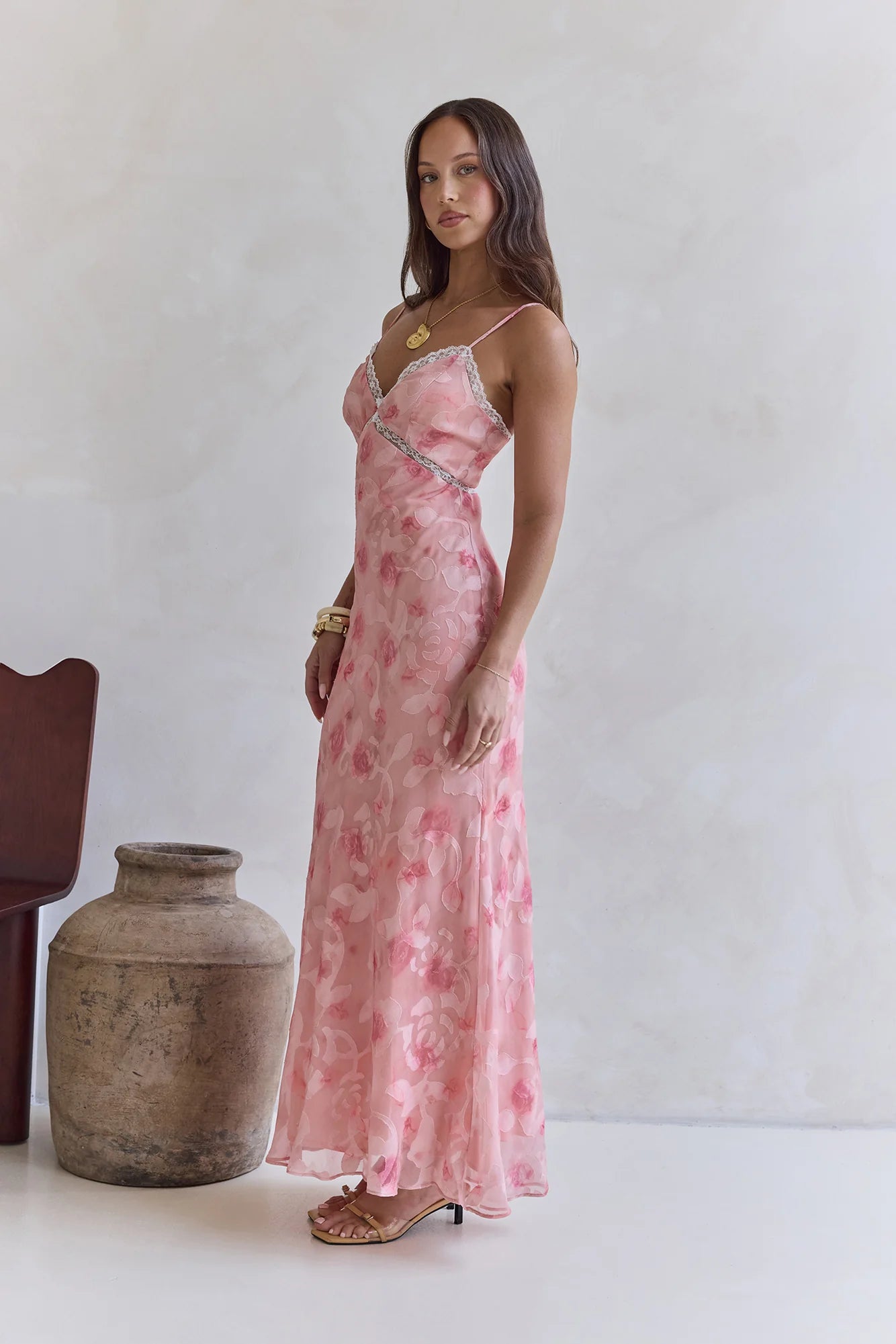Harmonious Days Maxi Dress Pink