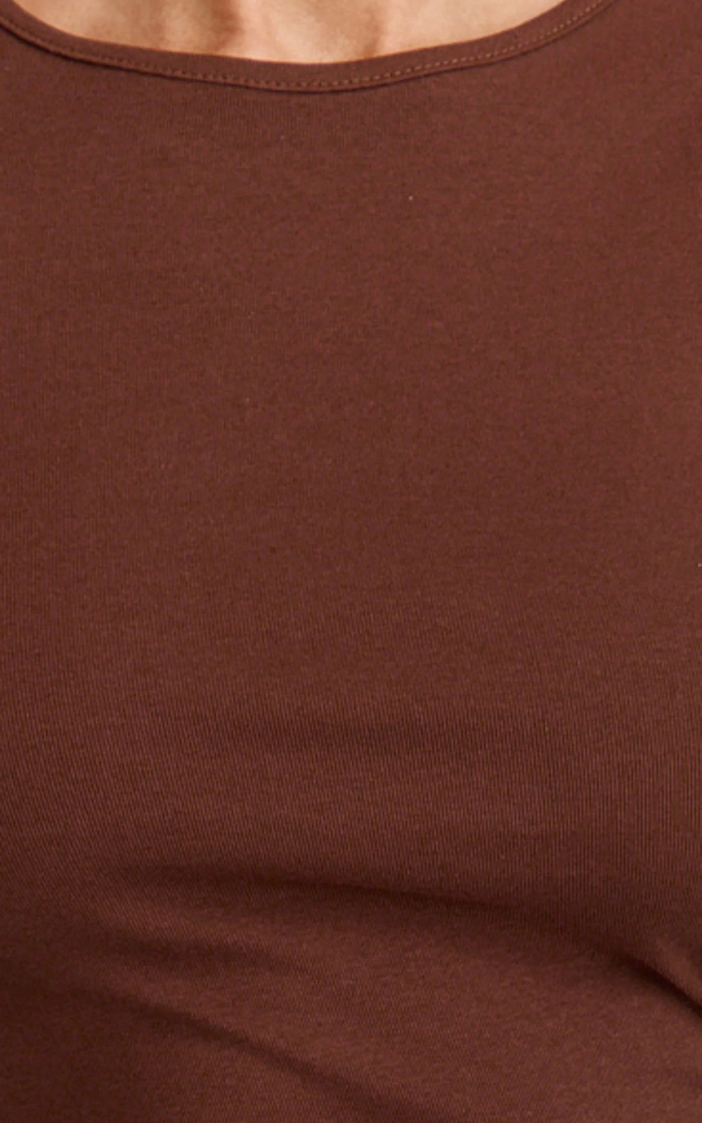 Brielle Mini Dress - Long Sleeve Ruched Bodycon Dress in Chocolate