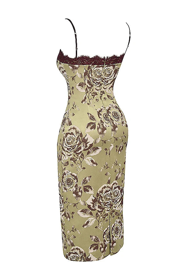 floral print midi dress