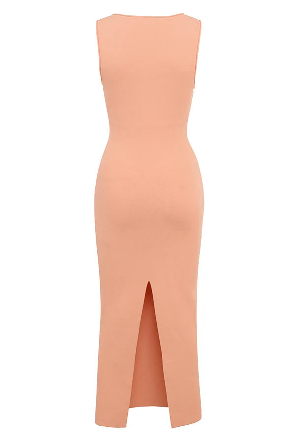 sorbet knit maxi dress - sale