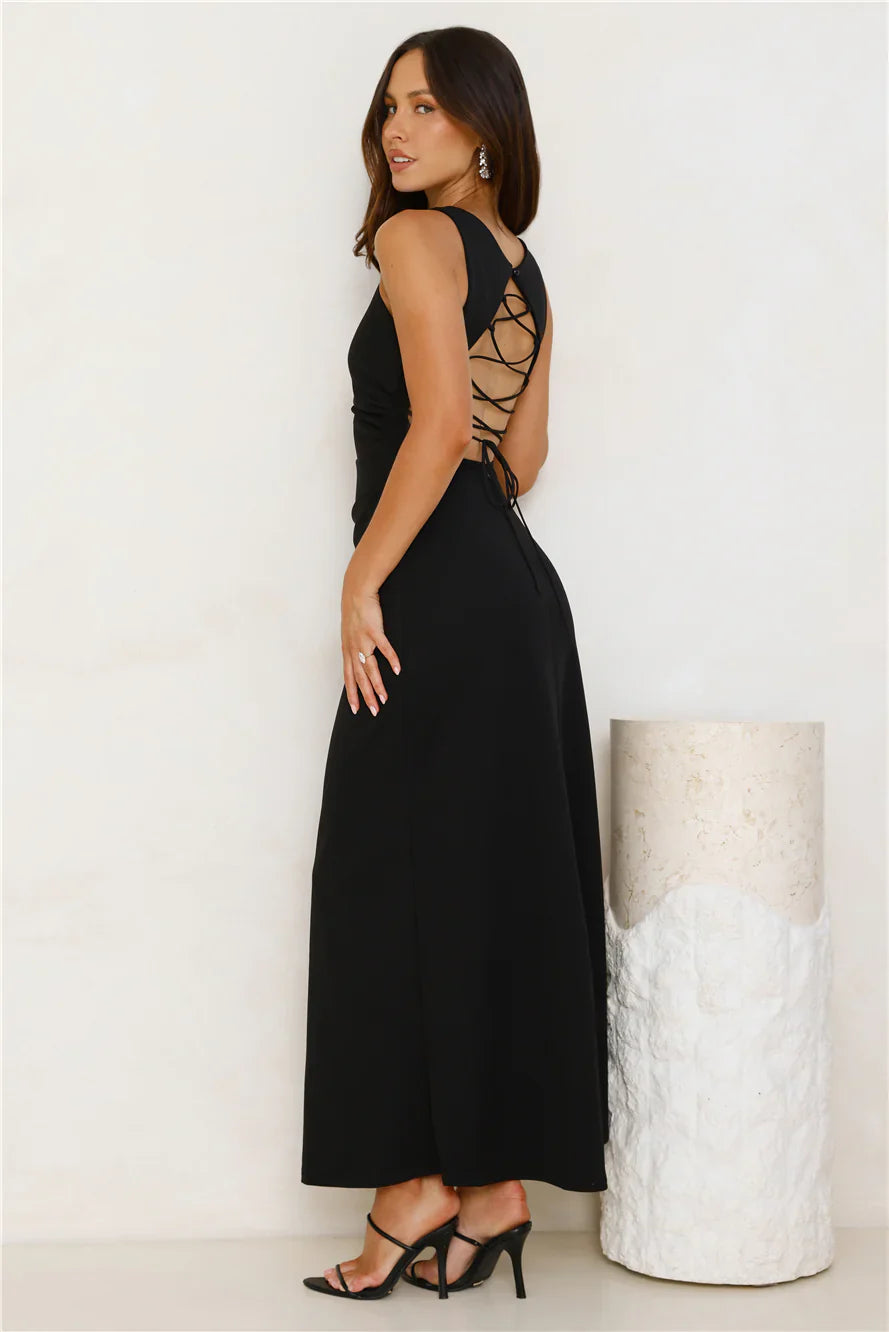 Girl Guide Maxi Dress Black