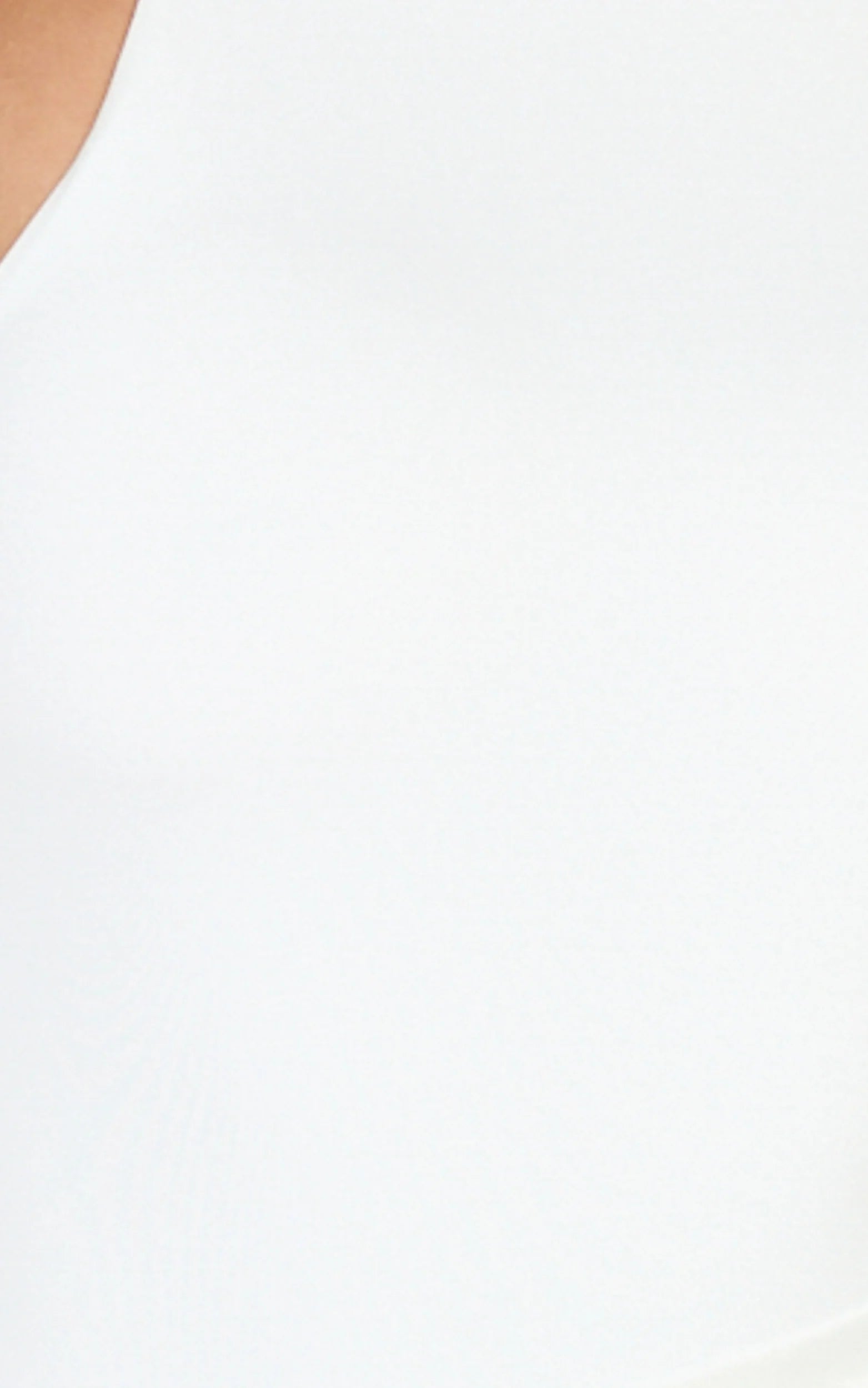 Elodie Mini Dress - Sleeveless Dress Overlay Skirt in White
