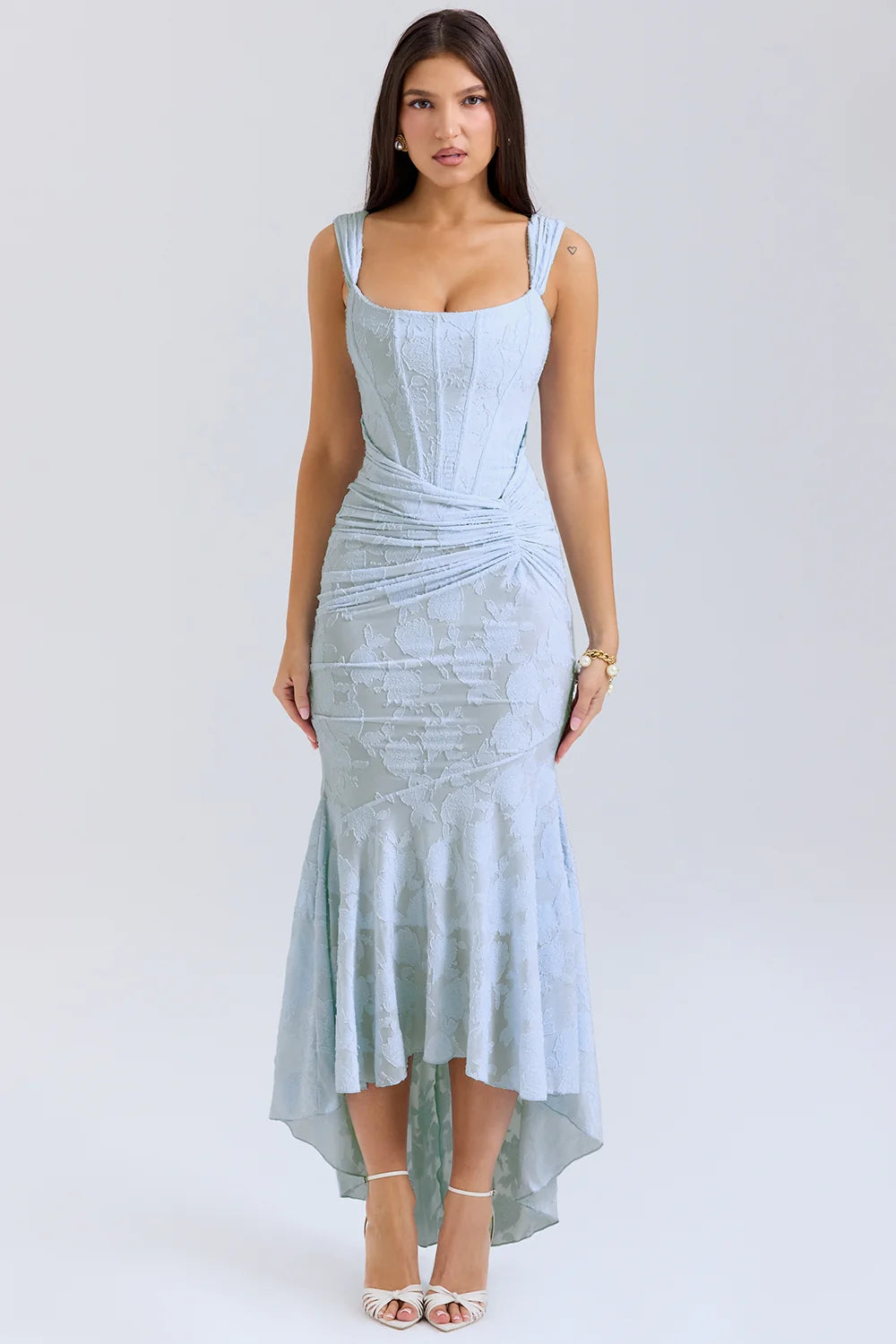 bluebell floral maxi dress