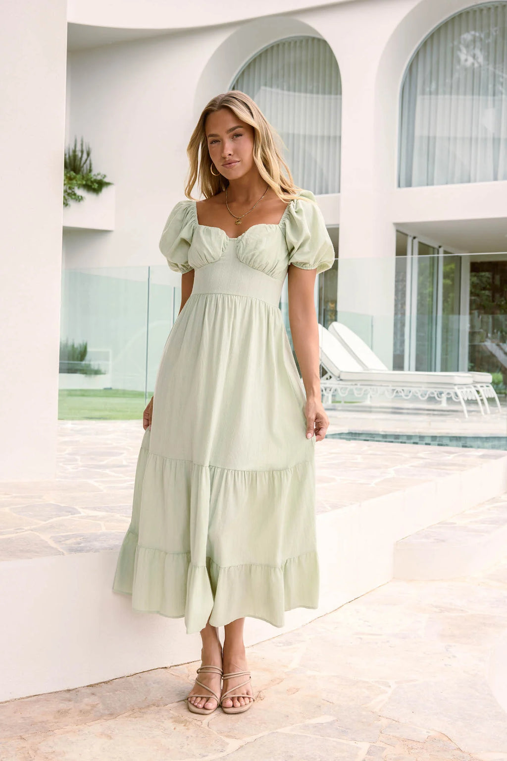 Summer Road-trip Maxi Dress Sage