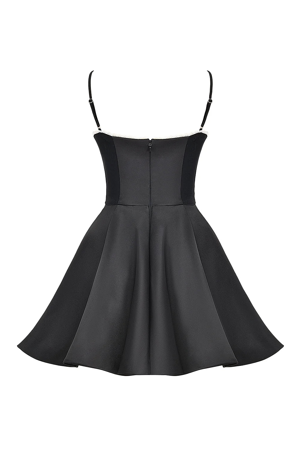 black tulle mini dress