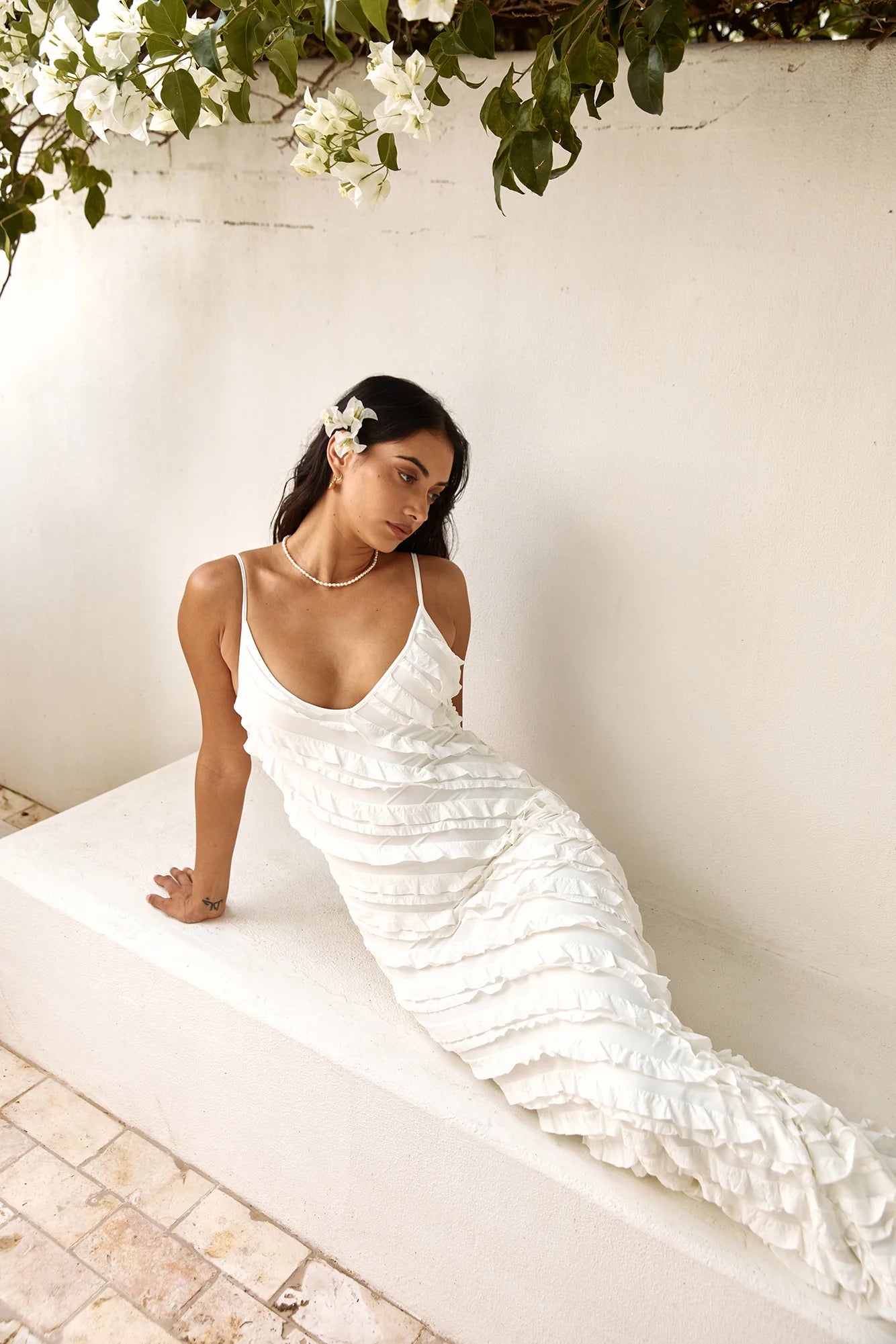Sound Of Angels Maxi Dress White