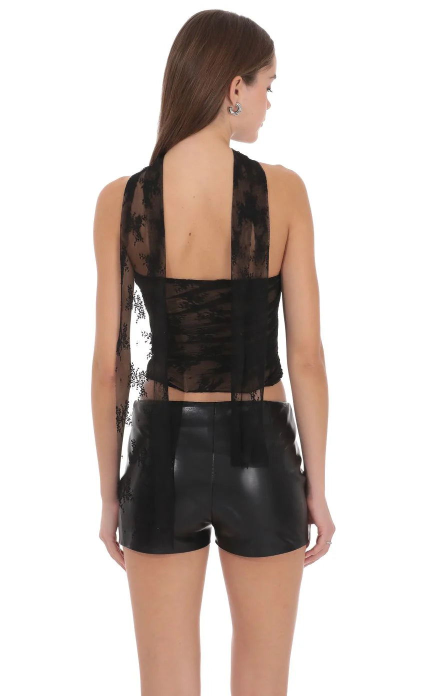 Lucia Scarf Top