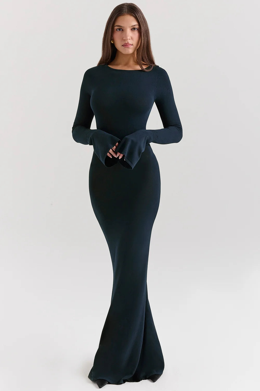 midnight blue maxi dress