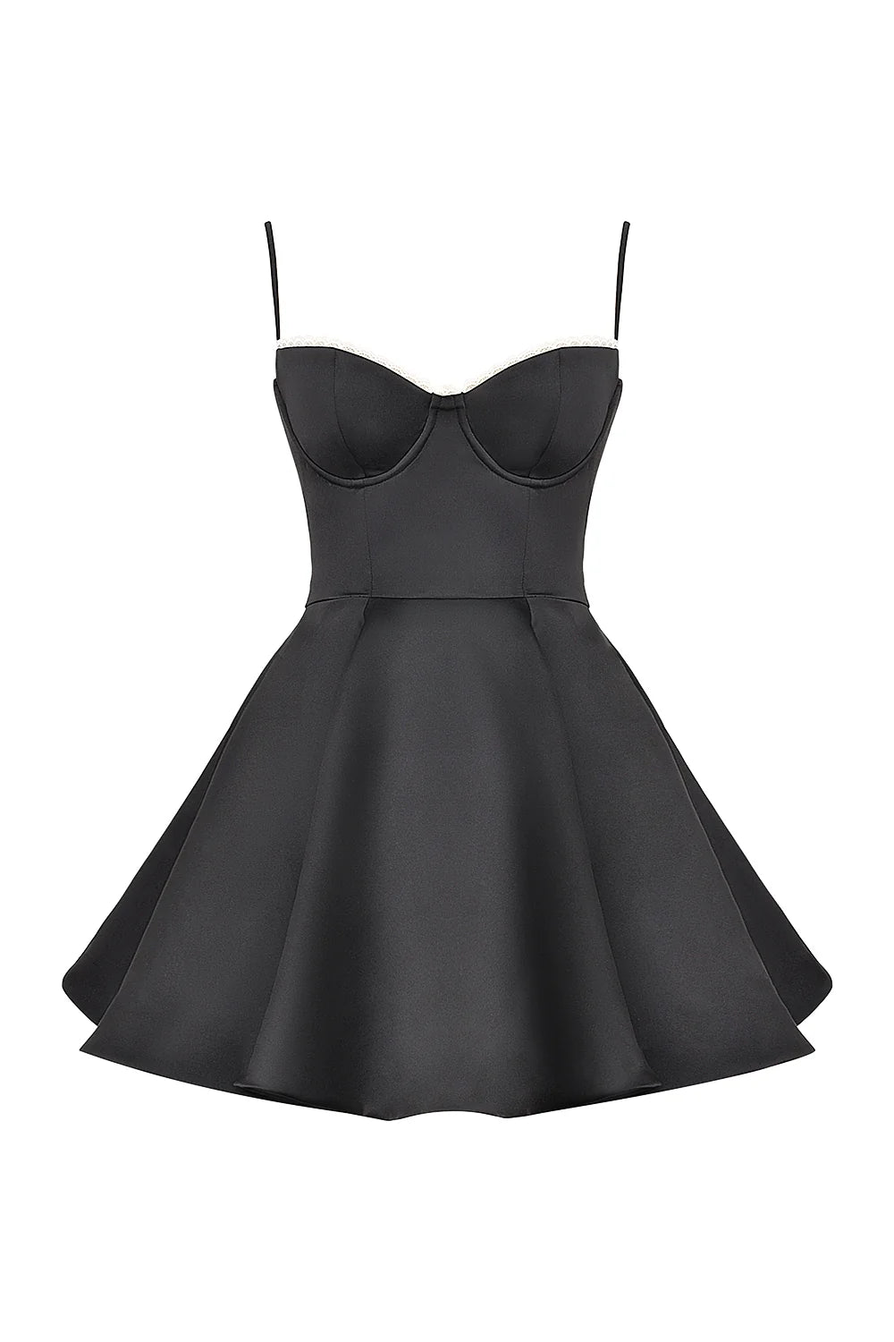black tulle mini dress