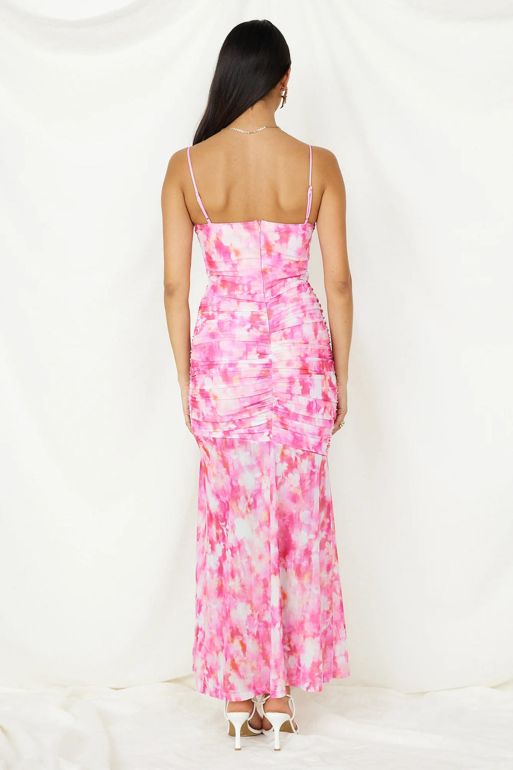 Deep Sea Dive Maxi Dress Pink