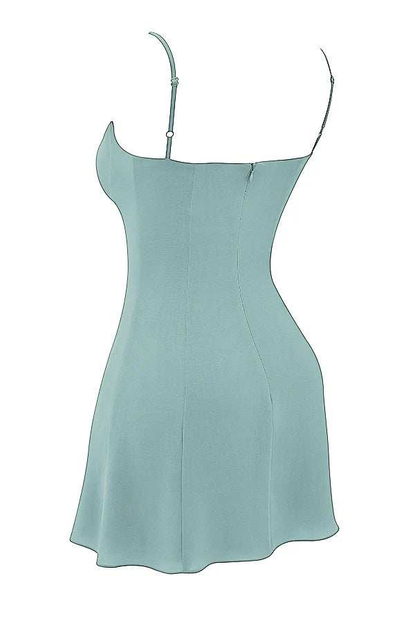 light jade mini dress